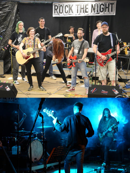 Die Schulband bei ROCK THE NIGHT 2018