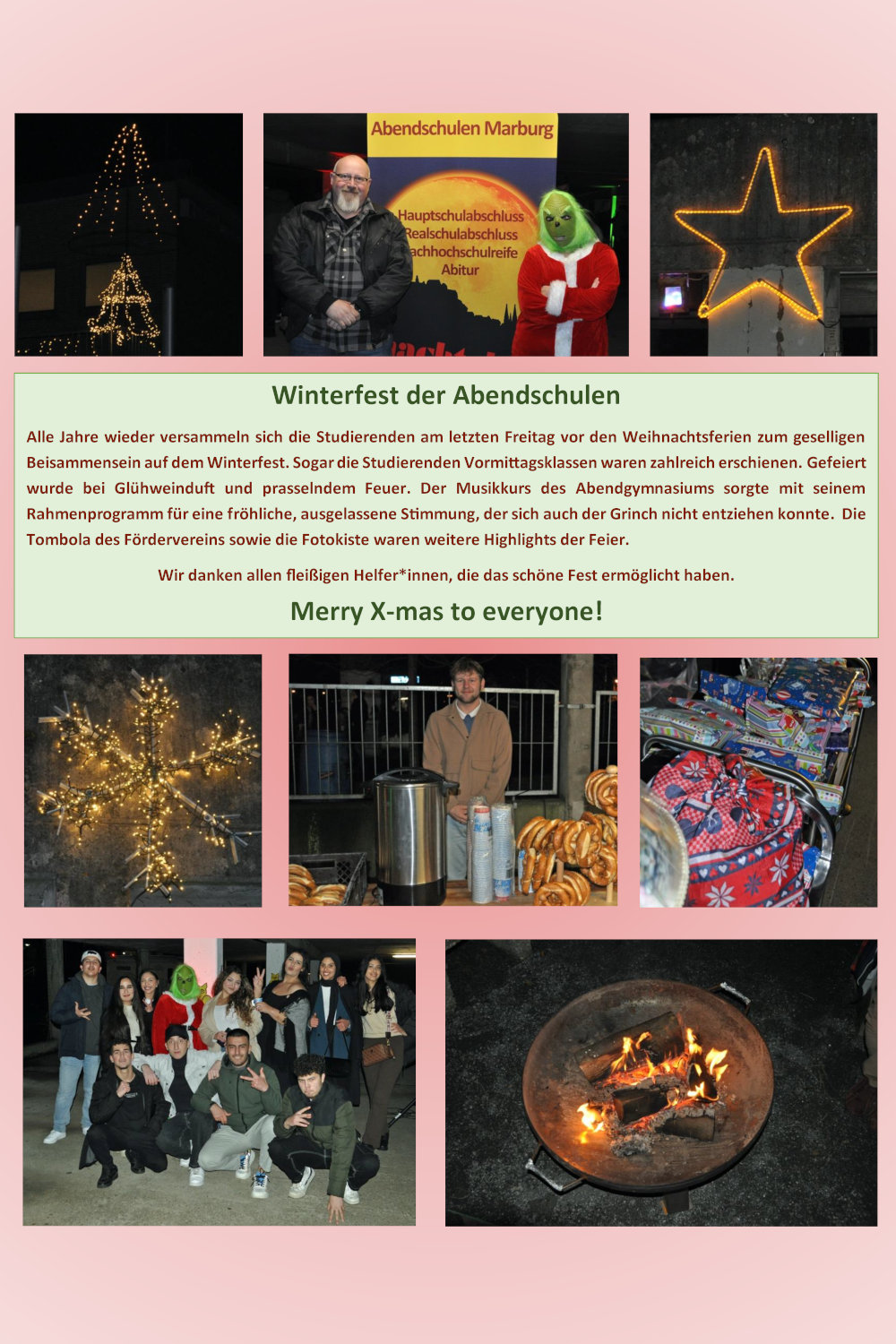 Winterfest 2023 der Abendschulen