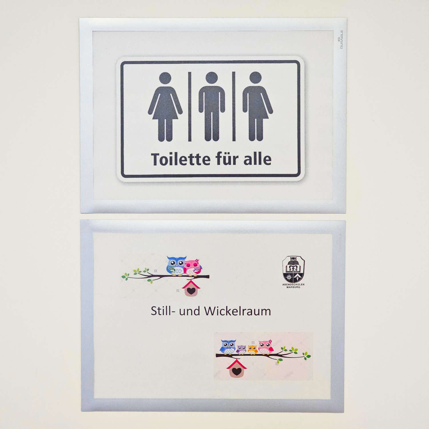 Abendschulen Marburg eröffnen die erste Unisex-Toilette