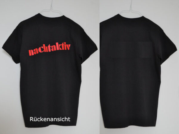 Shop: Shirt mit Aufdruck nachtaktiv