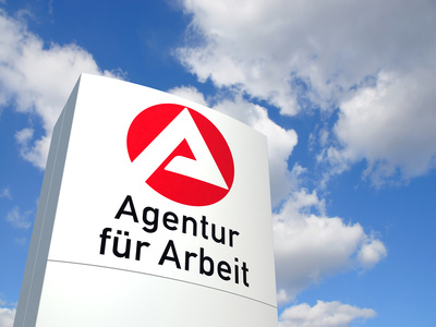 Schild Agentur für Arbeit